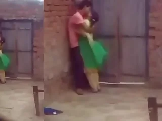 Desi GF with BF at hand HIdden.